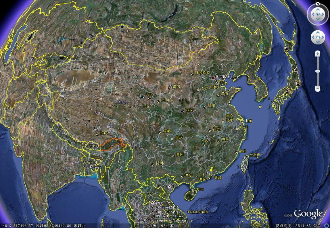 广西标准地图（政区版） - 广西地图 - 地理教师网
