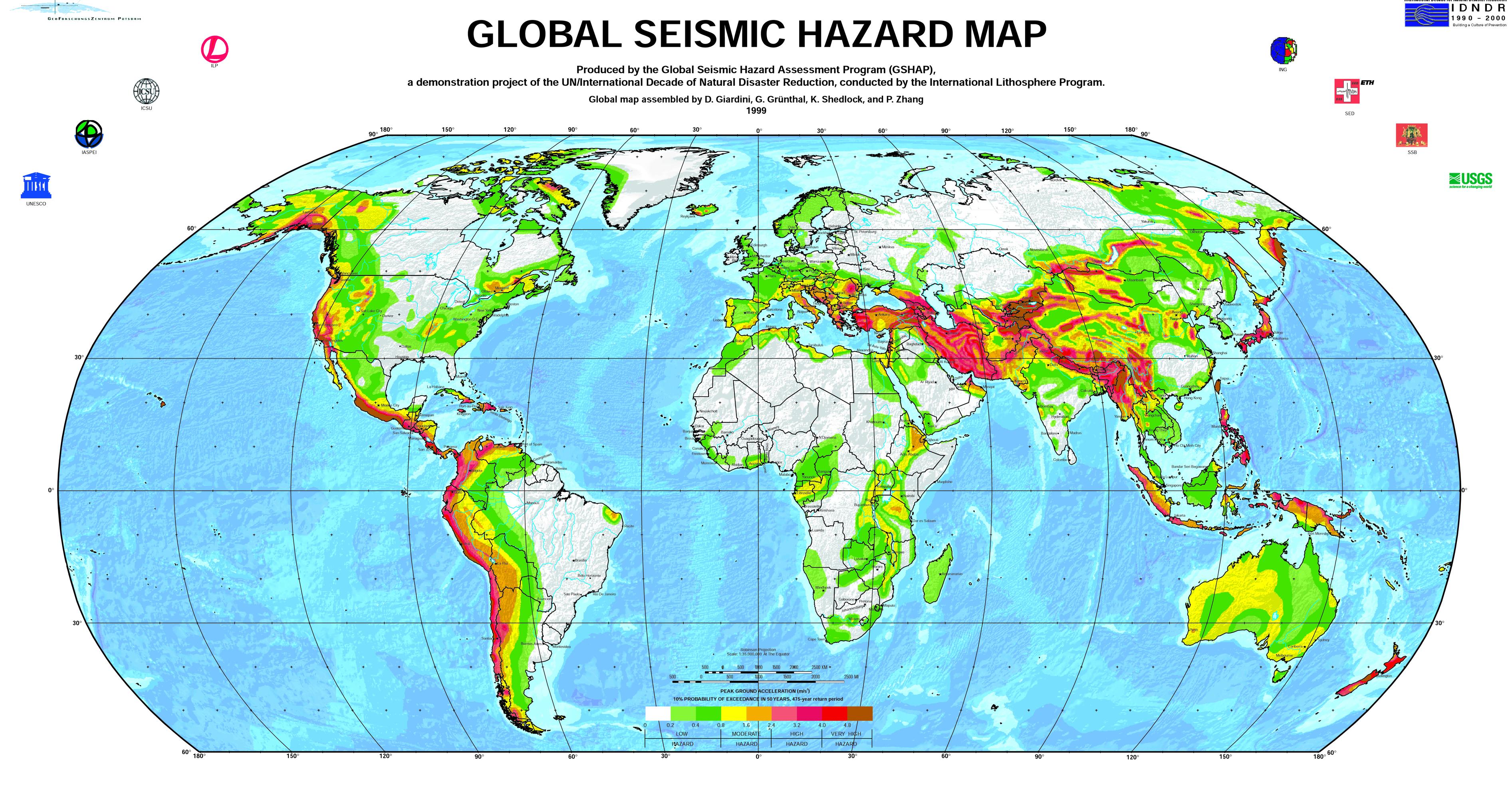 世界地震分布图【相关词_ 中国地震带分布图】图片