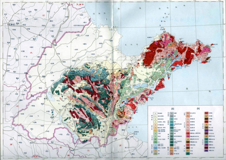 山东省鲁西南鲁西北区域地质情况